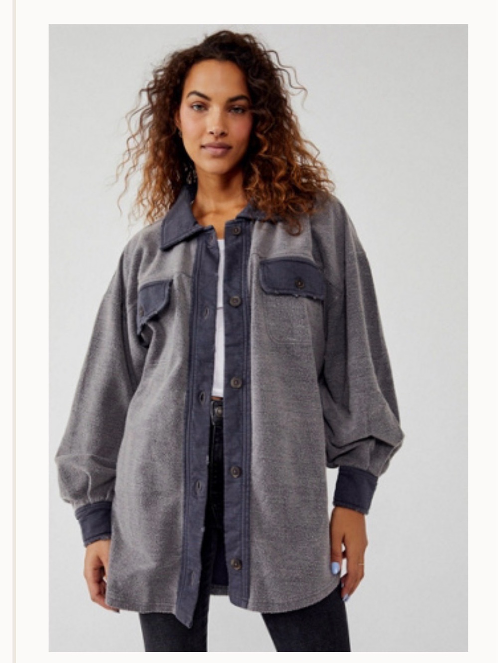 Free People Ruby Oversized Shirt Jacket
